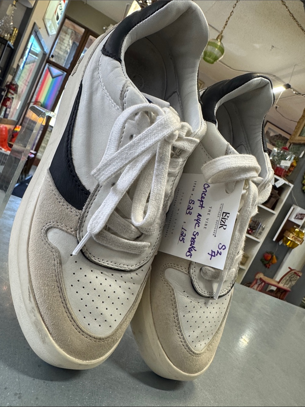 NYC Oncept Black and White Women's Sneakers
